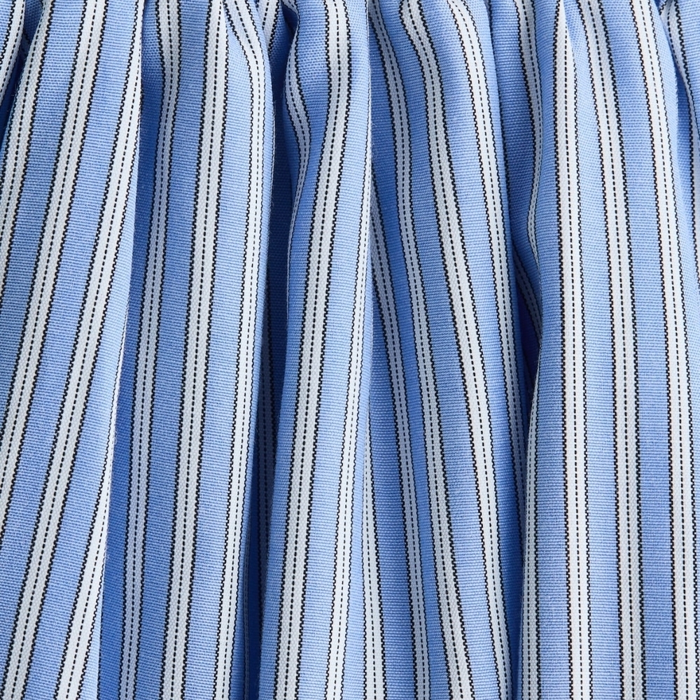 H&M Sleeveless Blue Pinstripe Shirt Dress - Picture 6 of 6